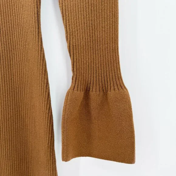 Rails Rosalie Rib-Knit Midi Dress in Fox Small - Picture 3 of 8